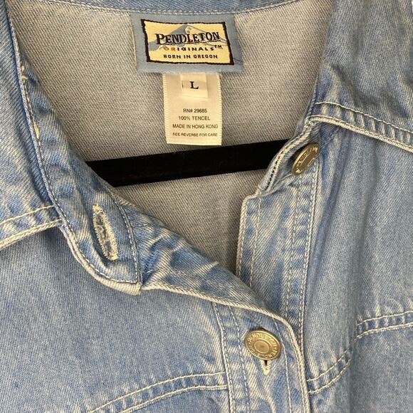 Denim Pendleton button down - Picture 5 of 5